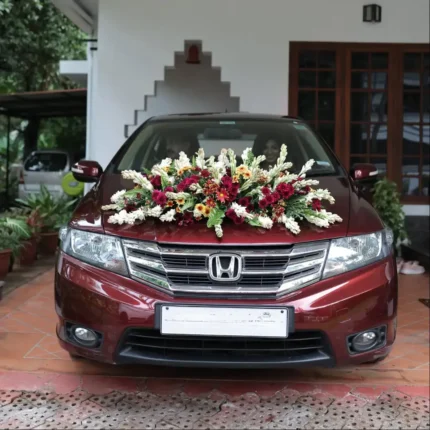 Honda City Wedding Car Decoration