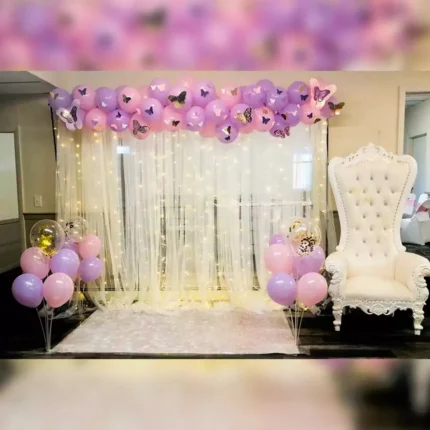 Pink-Purple Pastel Themed Balloon Arrangement Pack